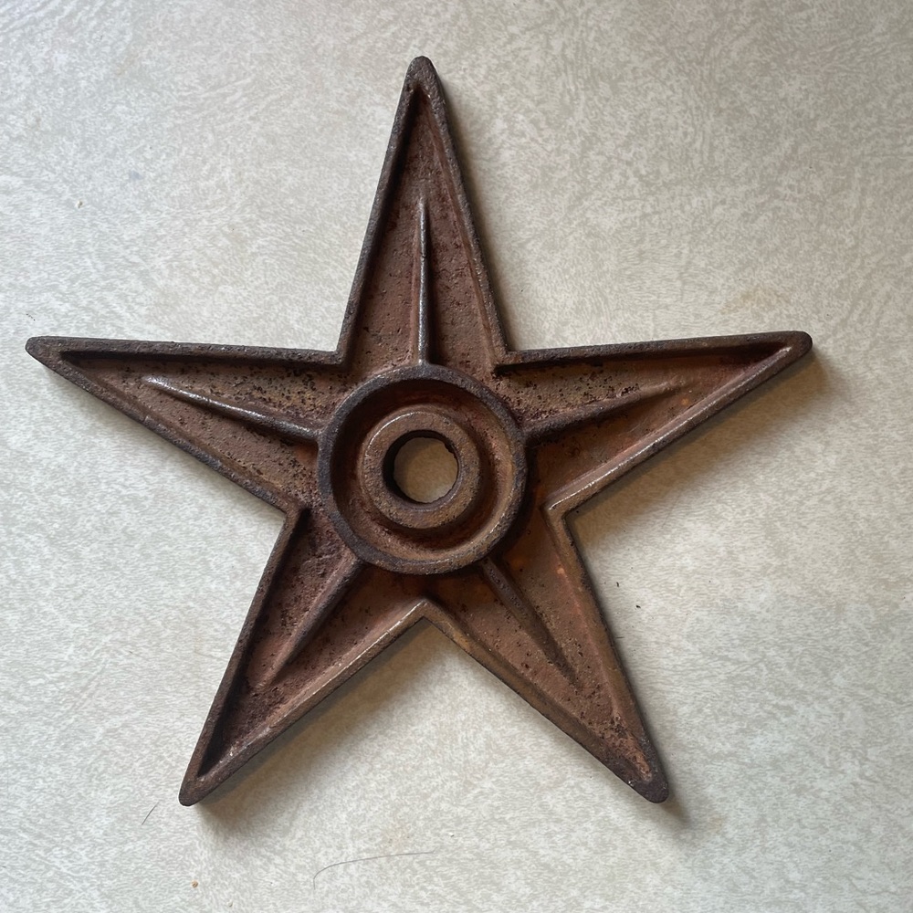 Vintage Cast Iron Star